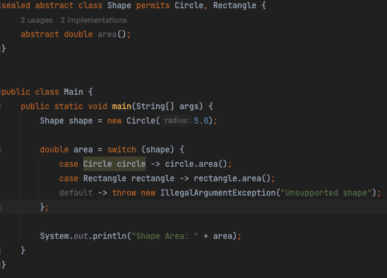 Java 19 kodeeksempel