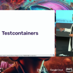 Screenshot from the Devoxx 2023 presentation on Testcontainers