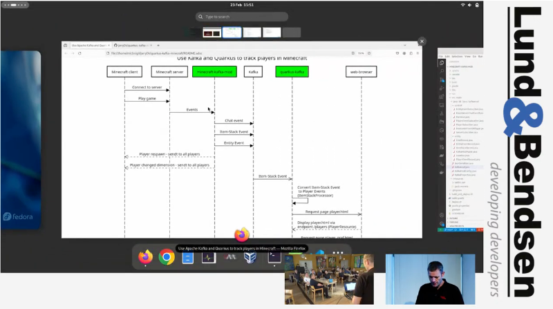 Michael Bornholdt Nielsen – Benyt Apache Kafka og Quarkus til at tracke spillere i Minecraft